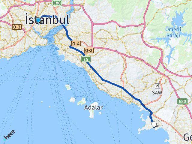 Piyalepaşa Tuzla Arası Kaç Km - Yol Tarifi