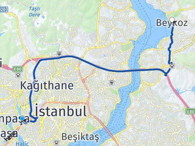 Sütlüce Beykoz Arası Kaç Km - Yol Tarifi