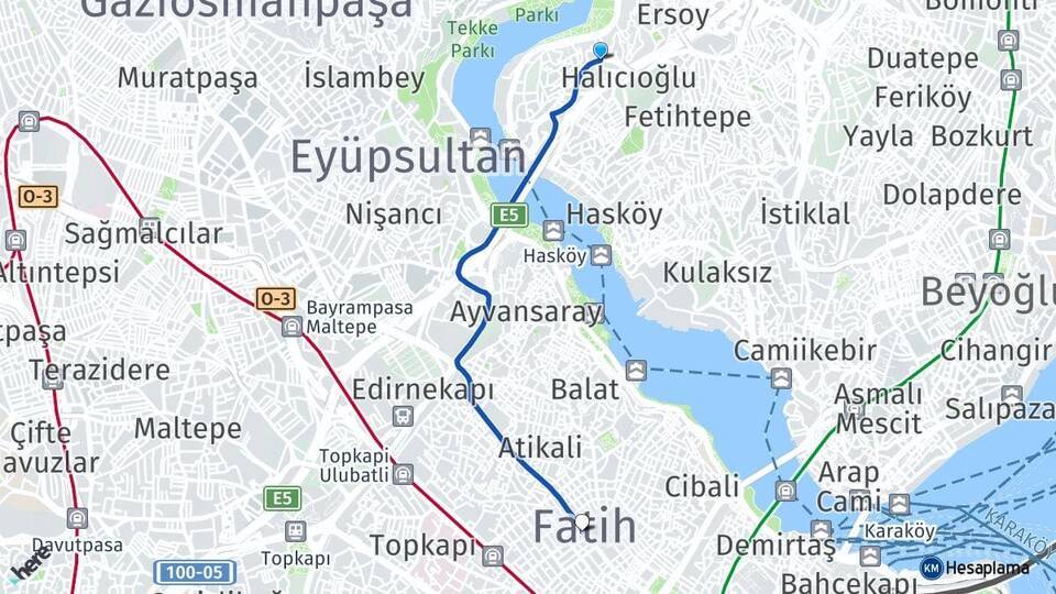 Sütlüce Fatih Arası Kaç Km - Yol Tarifi