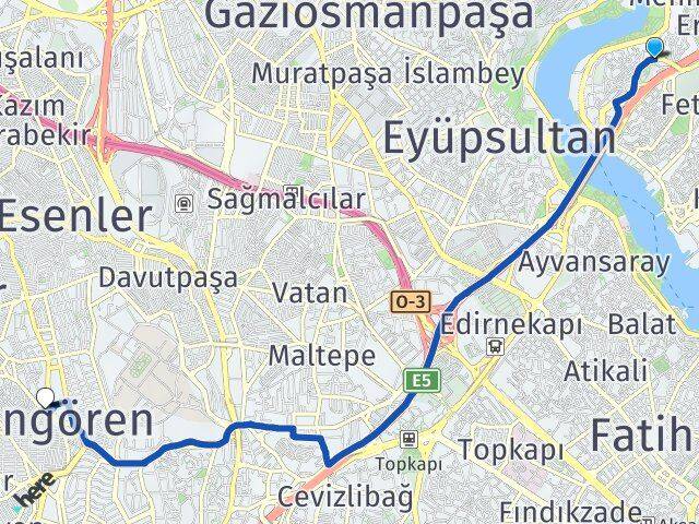 Sütlüce Güngören Arası Kaç Km - Yol Tarifi