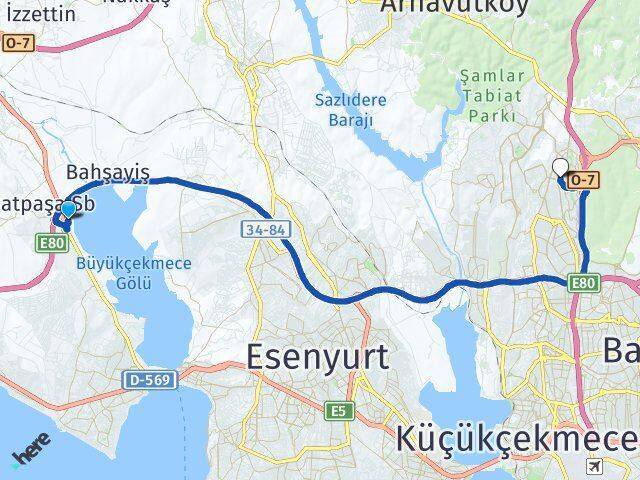 Ahmediye Başakşehir Arası Kaç Km - Yol Tarifi