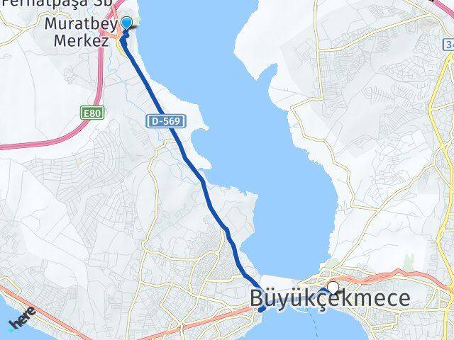Ahmediye Büyükçekmece Arası Kaç Km - Yol Tarifi