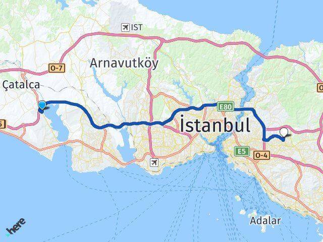 Ahmediye Çekmeköy Arası Kaç Km - Yol Tarifi