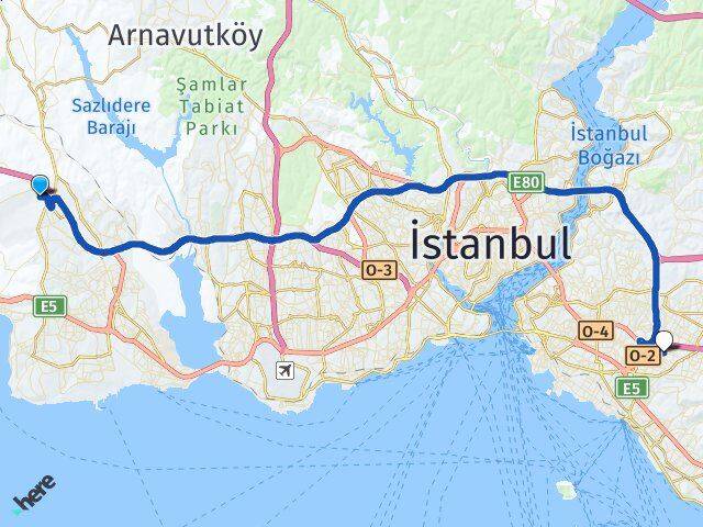 Alkent 2000 Ataşehir Arası Kaç Km - Yol Tarifi