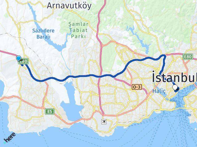 Alkent 2000 Beyoğlu Arası Kaç Km - Yol Tarifi