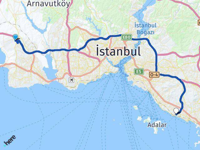 Alkent 2000 Kartal Arası Kaç Km - Yol Tarifi