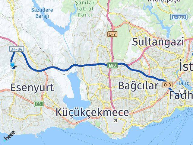 Çakmaklı Fatih Arası Kaç Km - Yol Tarifi