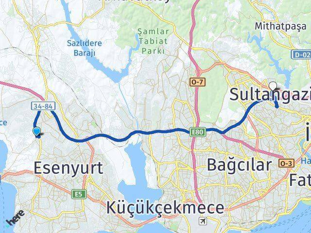 Çakmaklı Sultangazi Arası Kaç Km - Yol Tarifi
