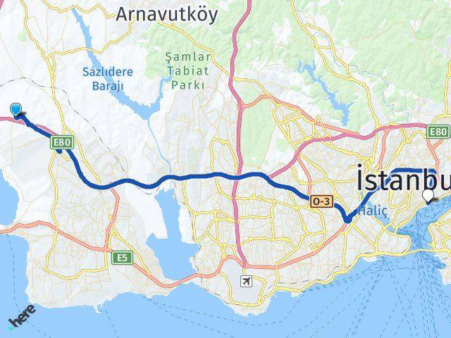 Karaağaç Beşiktaş Arası Kaç Km - Yol Tarifi