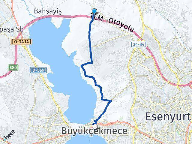 Karaağaç Büyükçekmece Arası Kaç Km - Yol Tarifi