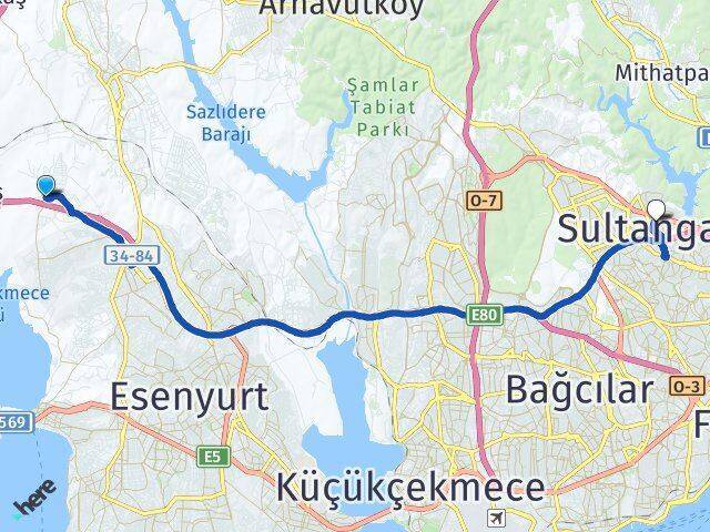 Karaağaç Sultangazi Arası Kaç Km - Yol Tarifi