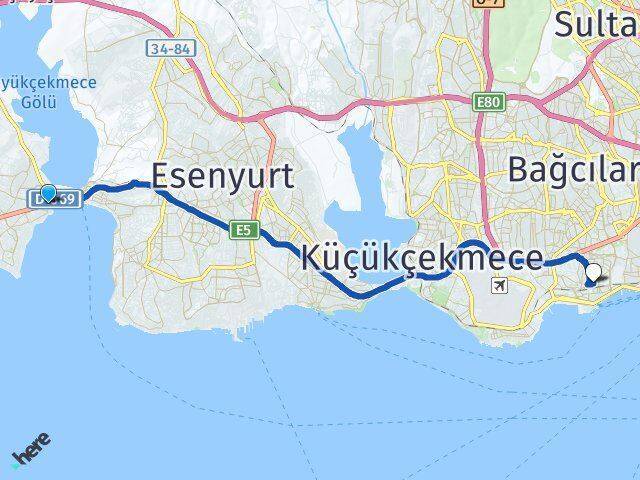 Mimar Sinan Bakırköy Arası Kaç Km - Yol Tarifi