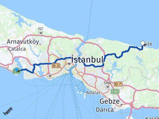 Mimaroba Şile Arası Kaç Km - Yol Tarifi