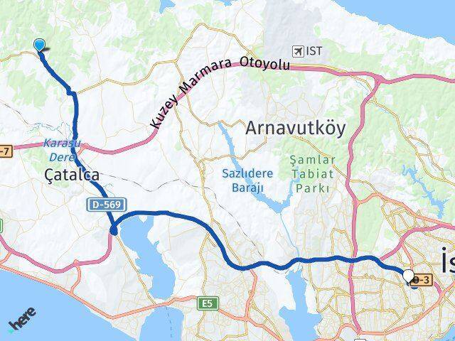Akalan Esenler Arası Kaç Km - Yol Tarifi