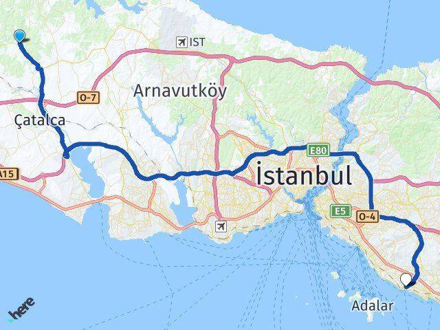 Akalan Kartal Arası Kaç Km - Yol Tarifi