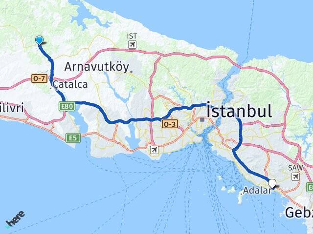 Akalan Pendik Tren İstasyonu Arası Kaç Km - Yol Tarifi