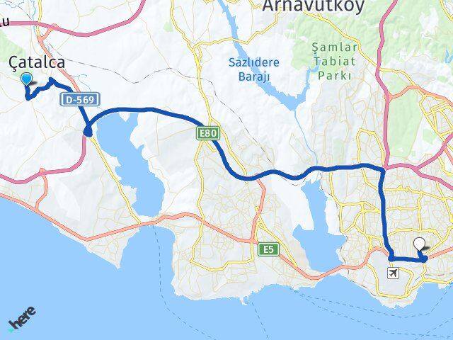 Çakıl Bahçelievler Arası Kaç Km - Yol Tarifi