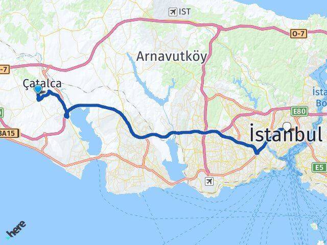 Çakıl Şişli Arası Kaç Km - Yol Tarifi