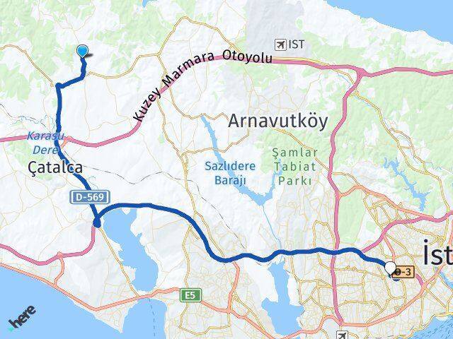 Çanakça Esenler Arası Kaç Km - Yol Tarifi