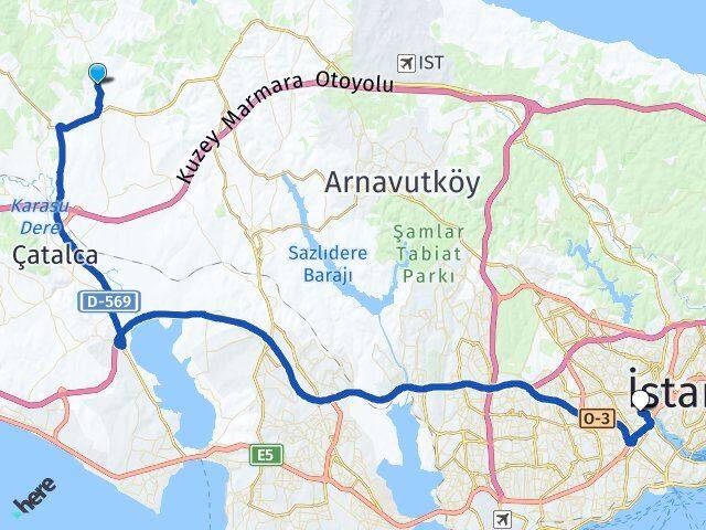 Çanakça Eyüpsultan Arası Kaç Km - Yol Tarifi