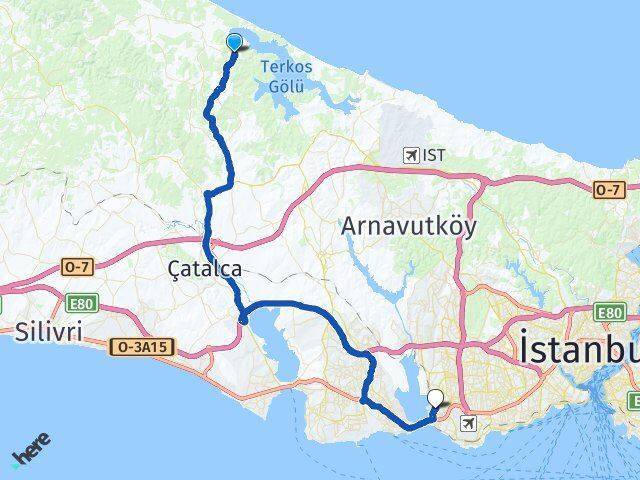 Celepköy Küçükçekmece Arası Kaç Km - Yol Tarifi