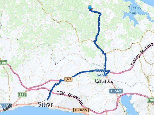 Çiftlikköy Silivri Arası Kaç Km - Yol Tarifi