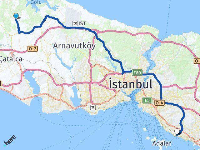 Dağyenice Kartal Arası Kaç Km - Yol Tarifi