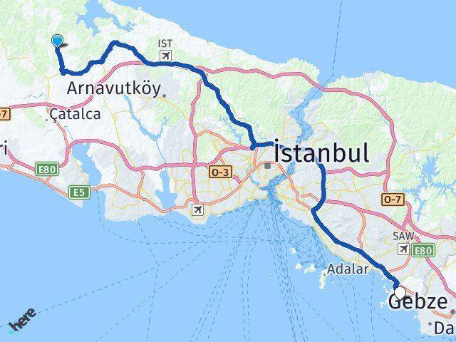 Dağyenice Tuzla Arası Kaç Km - Yol Tarifi