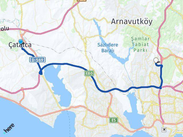 Ferhatpaşa Başakşehir Arası Kaç Km - Yol Tarifi