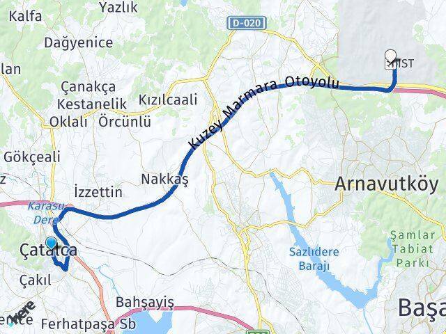 Ferhatpaşa İstanbul Havalimanı Arası Kaç Km - Yol Tarifi