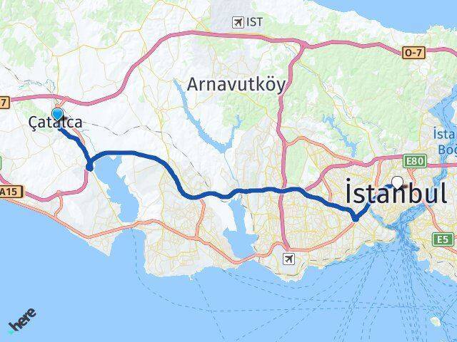 Ferhatpaşa Şişli Arası Kaç Km - Yol Tarifi