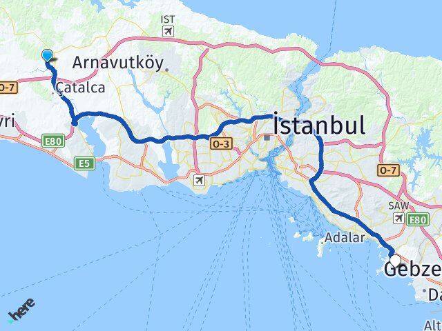 Gökçeali Tuzla Arası Kaç Km - Yol Tarifi