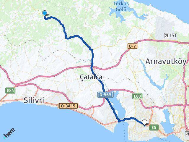 Gümüşpınar Beylikdüzü Arası Kaç Km - Yol Tarifi