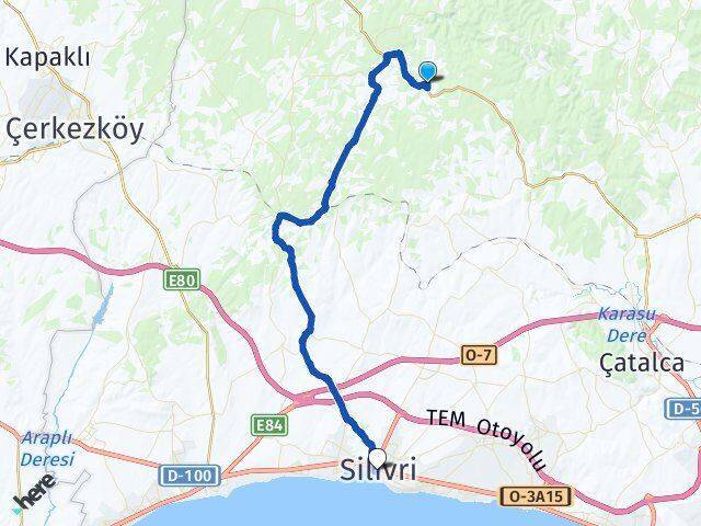 Gümüşpınar Silivri Arası Kaç Km - Yol Tarifi