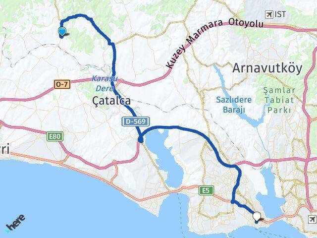 Kabakça Avcılar Arası Kaç Km - Yol Tarifi