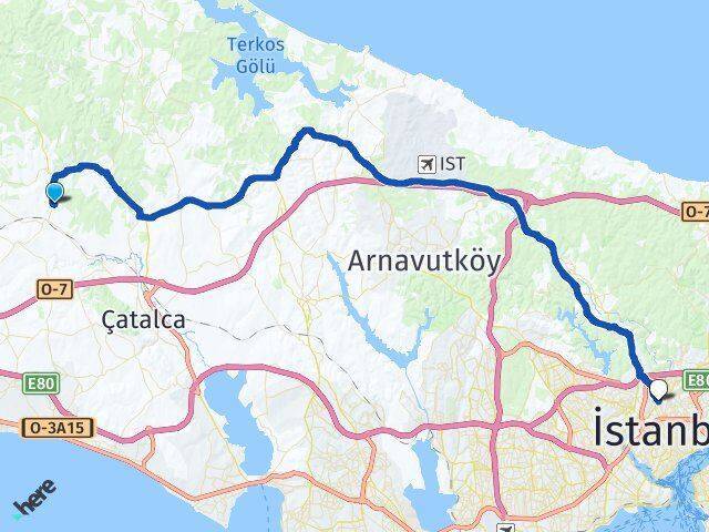 Kabakça Kağıthane Arası Kaç Km - Yol Tarifi