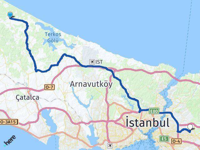 Karacaköy Çekmeköy Arası Kaç Km - Yol Tarifi