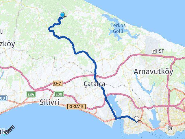Karamandere Beylikdüzü Arası Kaç Km - Yol Tarifi