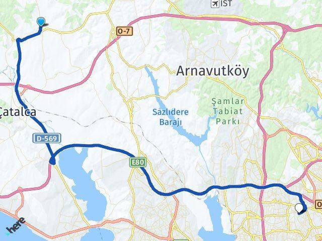 Kestanelik Bağcılar Arası Kaç Km - Yol Tarifi