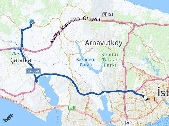Kestanelik Esenler Arası Kaç Km - Yol Tarifi