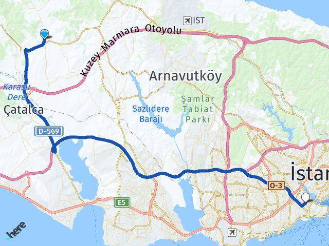 Kestanelik Fatih Arası Kaç Km - Yol Tarifi