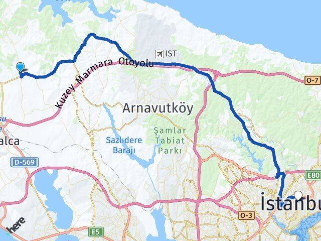 Kestanelik Şişli Arası Kaç Km - Yol Tarifi