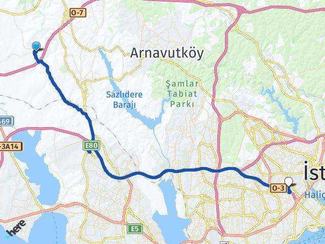 Nakkaş Bayrampaşa Arası Kaç Km - Yol Tarifi