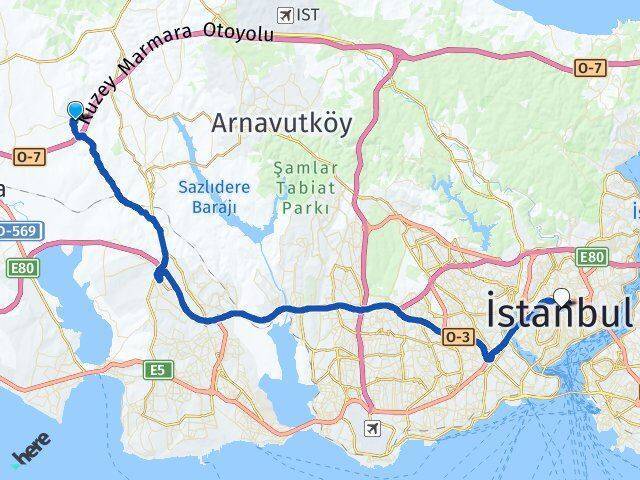 Nakkaş Şişli Arası Kaç Km - Yol Tarifi