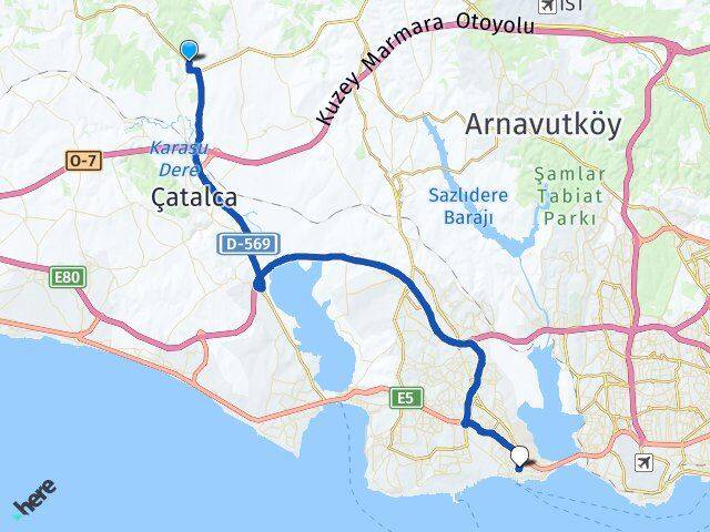 Subaşı Avcılar Arası Kaç Km - Yol Tarifi