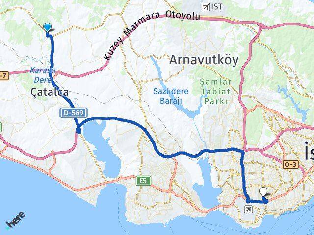 Subaşı Bahçelievler Arası Kaç Km - Yol Tarifi