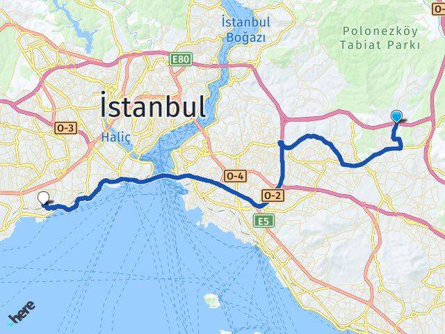 Alemdağ Bakırköy Arası Kaç Km - Yol Tarifi