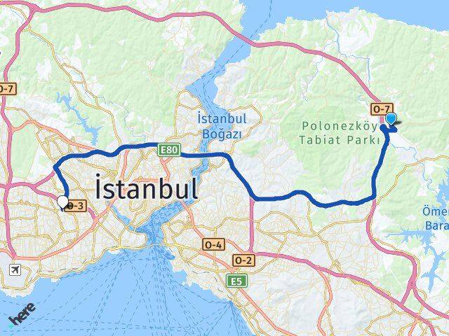 Hüseyinli Esenler Arası Kaç Km - Yol Tarifi