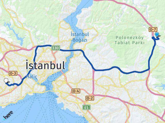 Hüseyinli Güngören Arası Kaç Km - Yol Tarifi