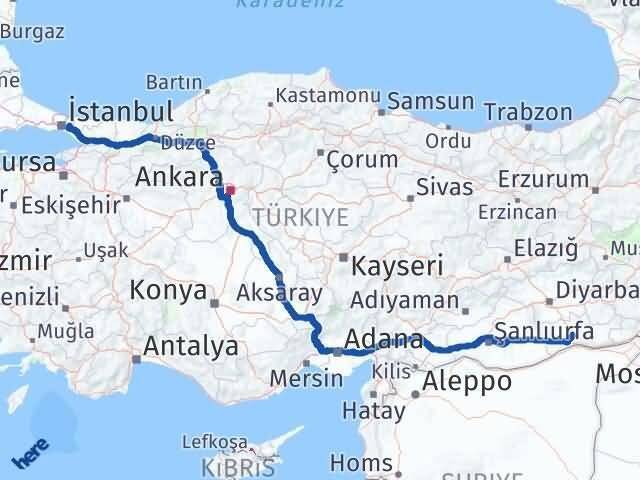 Çekmeköy Mardin Arası Kaç Km - Yol Tarifi